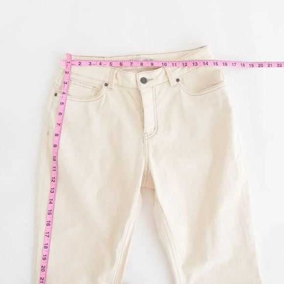 Prana Cream Taper  Denim Size 6-28 - Picture 6 of 15